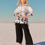 S64253 - Shirt, Black/White. $349.