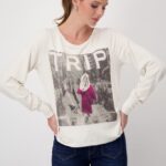 808125 - Round Neck T Shirt, Sandshell. $299.