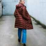 Arnie Coat - Reversible, Cabernet/Black. $375.