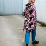 Georgie Rain Coat, Purple/Fleur. $269.