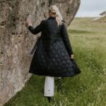 Lissy Quilt Coat, Black. $295.