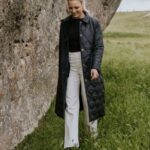 Lissy Quilt Coat, Black. $295.