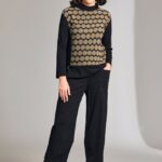 W24177 - Circle Knit, Khaki/Blk. $279.