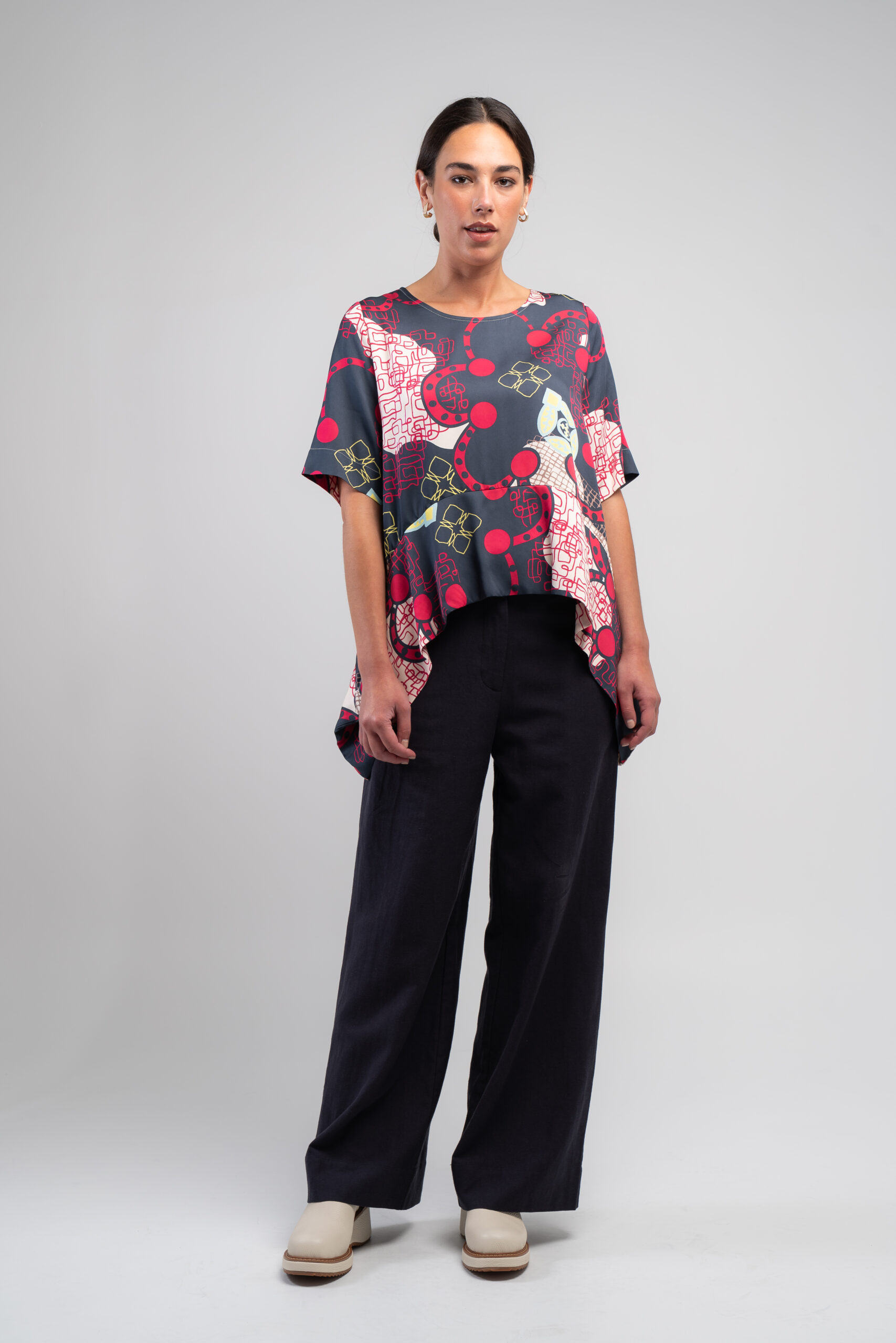 84483M Marakesh Drape Top, 84552TM Tussie Mussie Boyfriend Pant 2.
