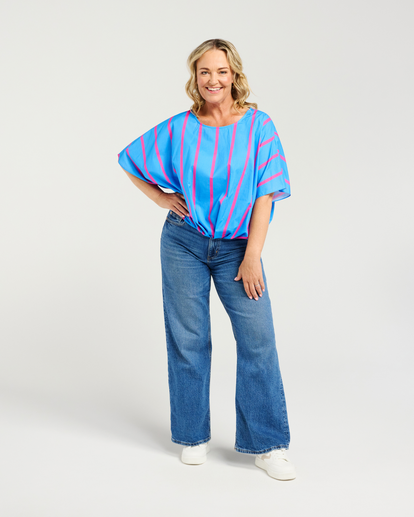 Z5023-2 Ivy Top Blue Pink Stripe (4)